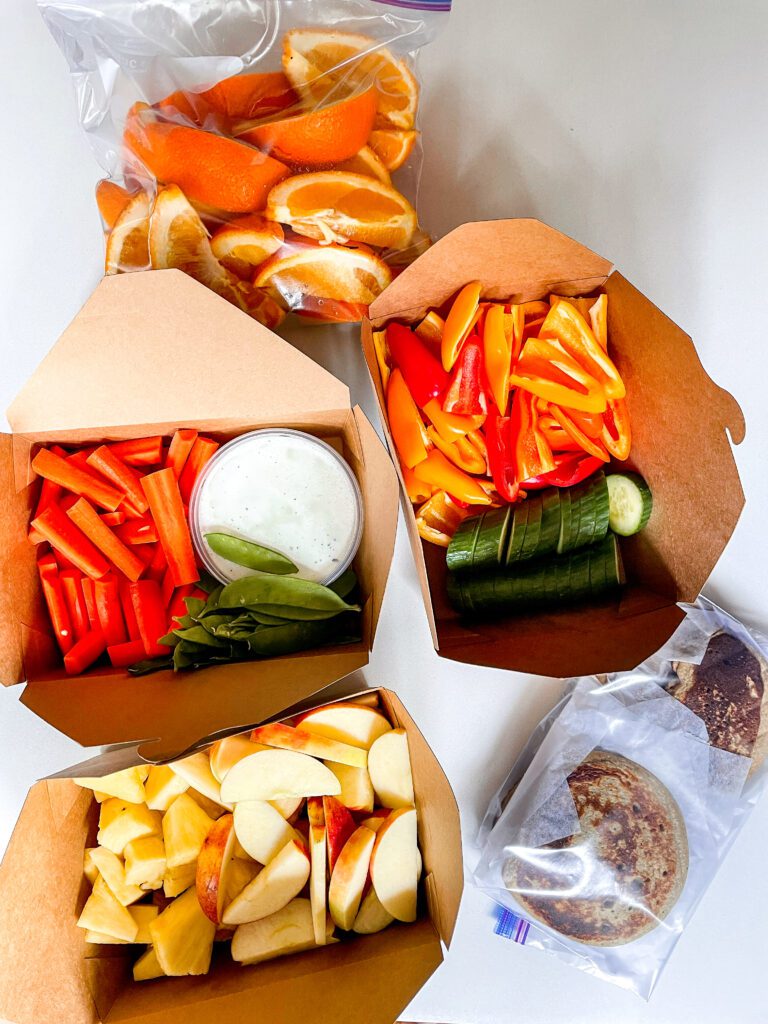 Meal Train alternative can include just sending chopped and washed fruits and vegetables. 