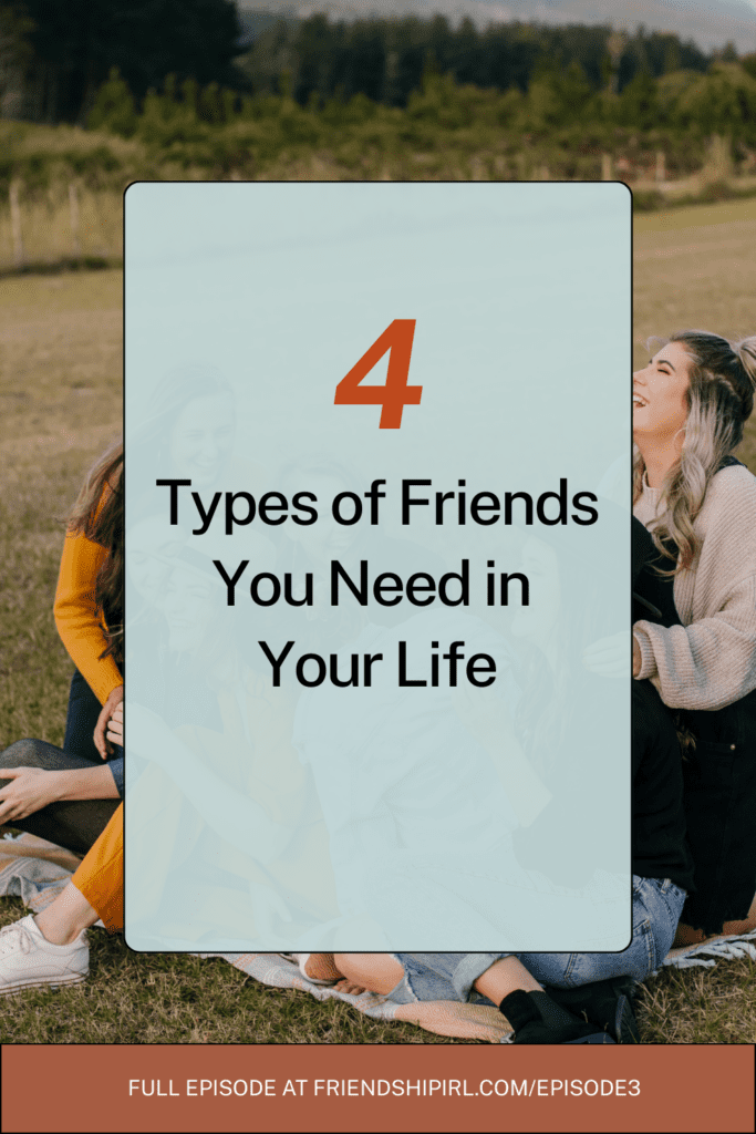 Blog Header Images text says "4 types of friends you need in your life."