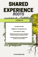 Shared Roots Program The Three Kinds of Roots - Key to Lasting Friendships