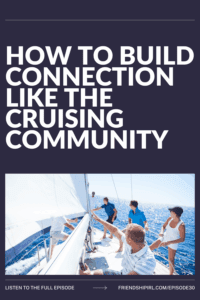 Group of friends relaxing and connecting on a sailing boat with white sails on blue ocean water